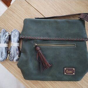 Green and Brown Purse